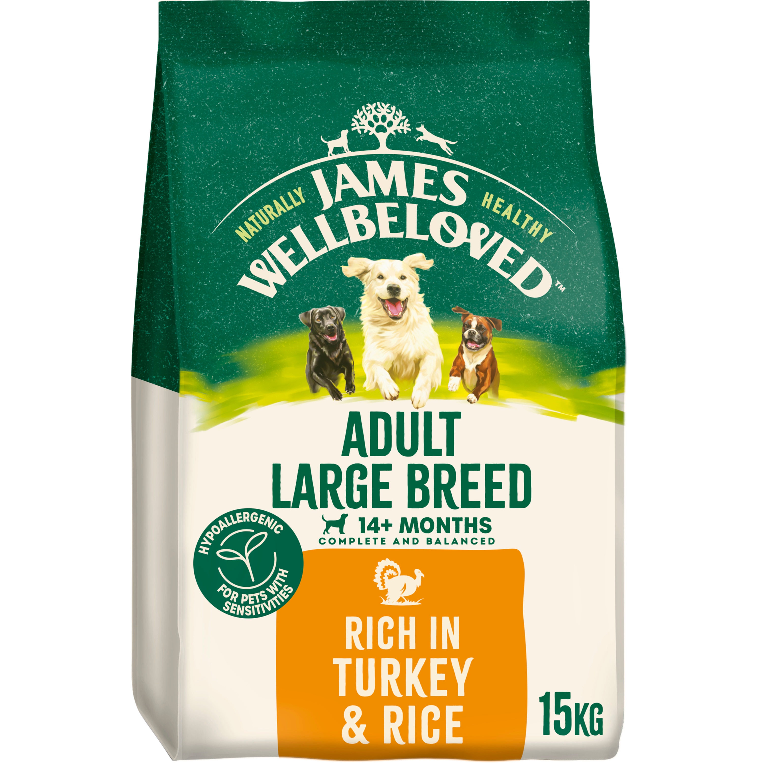 James wellbeloved 15kg discount